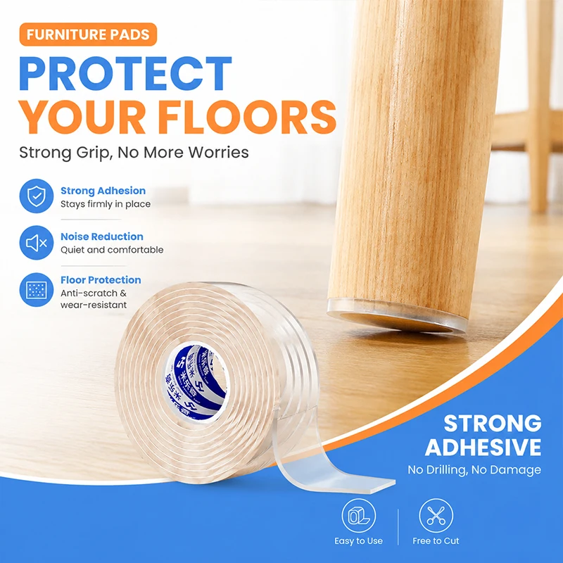 1pcs Clear Silicone Chair Leg Protectors Self-Adhesive Furniture Feet Pads Anti-Slip Floor Protection for Table Bed
1pcs Clear Silicone Chair Leg Protectors Self-Adhesive Furniture Feet Pads Anti-Slip Floor Protection for Table Bed