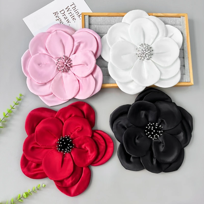 Three-dimensional simple flower dress dress sewing accessories decorative fabric large flower accessories
Three-dimensional simple flower dress dress sewing accessories decorative fabric large flower accessories