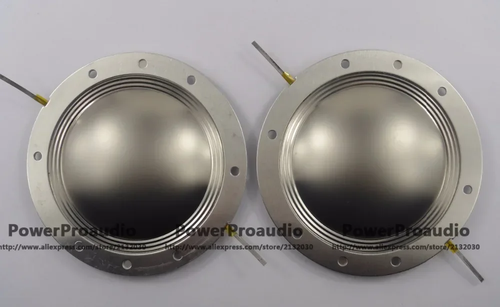 2pcs Replacement diaphragm for P-Audio BMD750 Turbosound CD210 CD212 #10-085 72.2mm Aluminium Wire
2pcs Replacement diaphragm for P-Audio BMD750 Turbosound CD210 CD212 #10-085 72.2mm Aluminium Wire