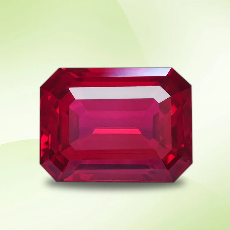 New Lab-Grown Pigeon Blood Red Emerald Cut Ruby Gemstones - for Women's DIY Jewelry Charms with Selectable AGL Certification
New Lab-Grown Pigeon Blood Red Emerald Cut Ruby Gemstones - for Women's DIY Jewelry Charms with Selectable AGL Certification