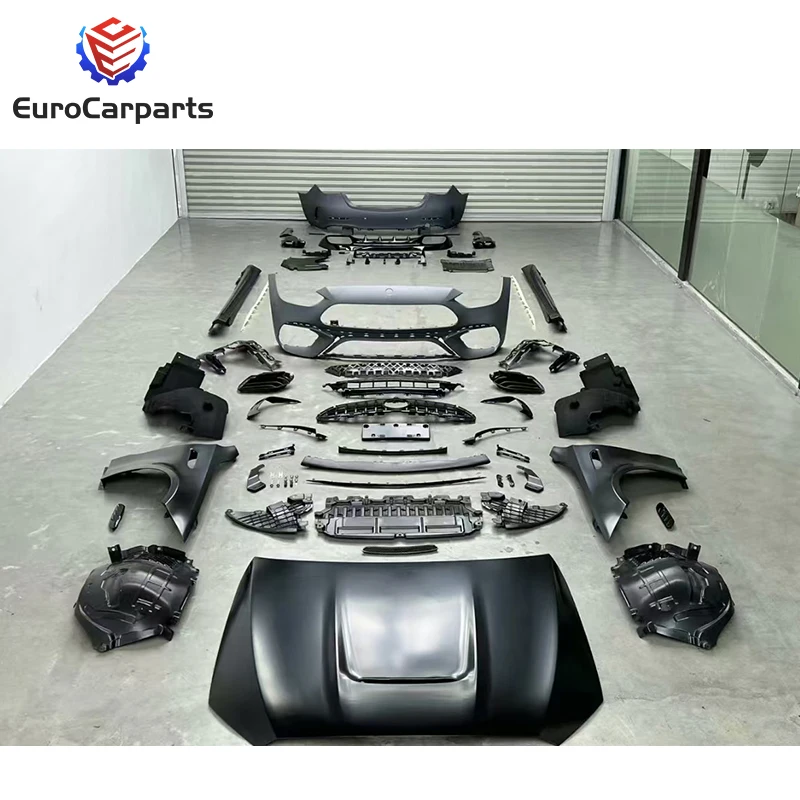 2022+ W206 to C63 1:1 Wide Body Kit Full Set PP Material Front Bumper Rear Bumper Hood Upgrade to C63 Style Old to New Body Kt
2022+ W206 to C63 1:1 Wide Body Kit Full Set PP Material Front Bumper Rear Bumper Hood Upgrade to C63 Style Old to New Body Kt