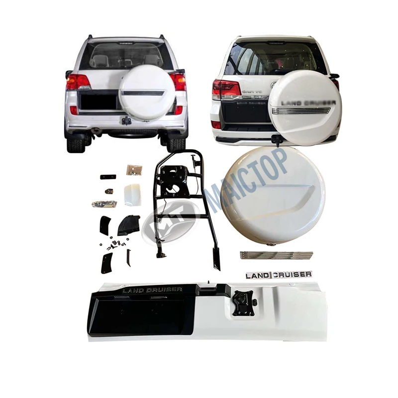Maictop Car Accessories Back Tyre Cover Rear Spare Tire Cover for Land Cruiser 200 Series Lc200 Fj200 2008 - 2019
Maictop Car Accessories Back Tyre Cover Rear Spare Tire Cover for Land Cruiser 200 Series Lc200 Fj200 2008 - 2019
