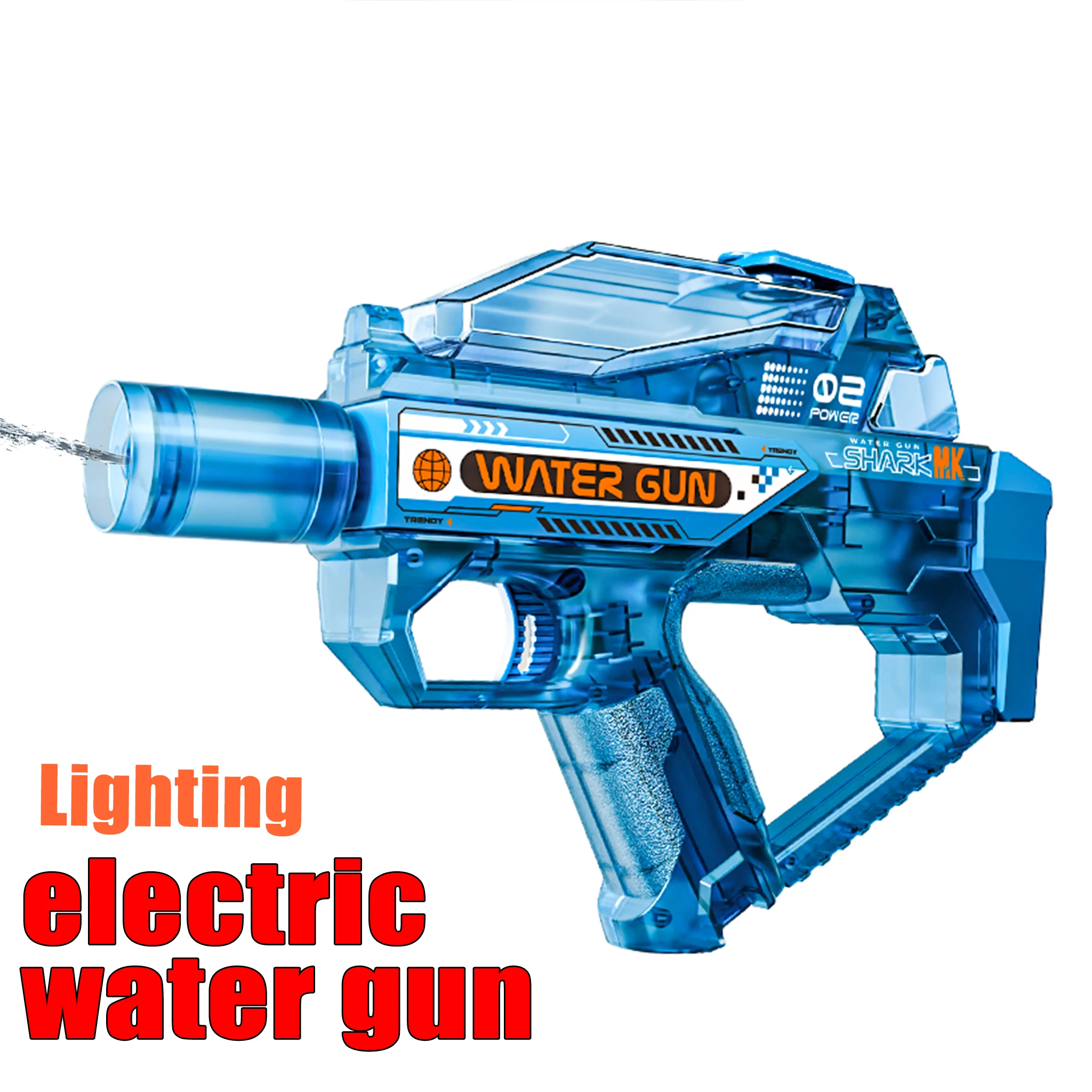 Electric Water Gun Toy Kids Water Squirt Gun with Lights and Sound Automatic Continuous Firing Watergun Beach Pool Outdoor Toy
Electric Water Gun Toy Kids Water Squirt Gun with Lights and Sound Automatic Continuous Firing Watergun Beach Pool Outdoor Toy
