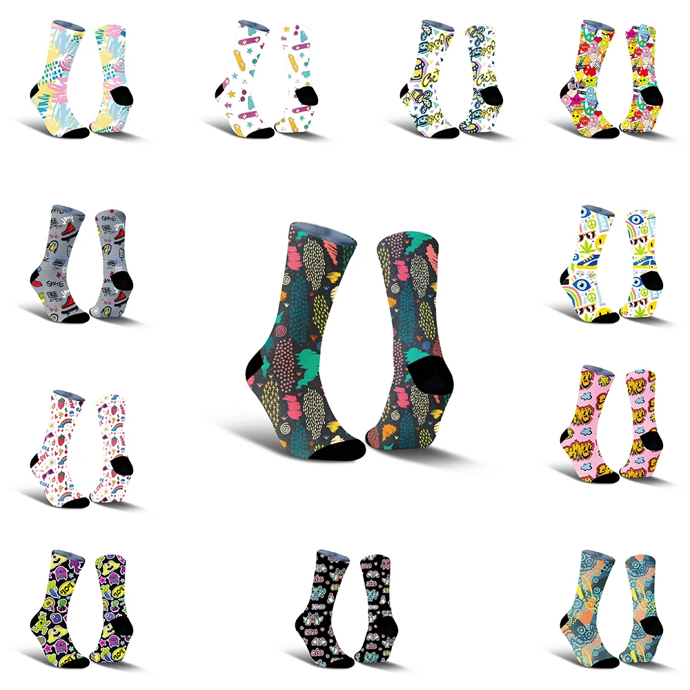 Spray - Painted Cycling Socks: Unisex Design, Sweat - Absorbing, Multiple Patterns, Easy - Care
Spray - Painted Cycling Socks: Unisex Design, Sweat - Absorbing, Multiple Patterns, Easy - Care