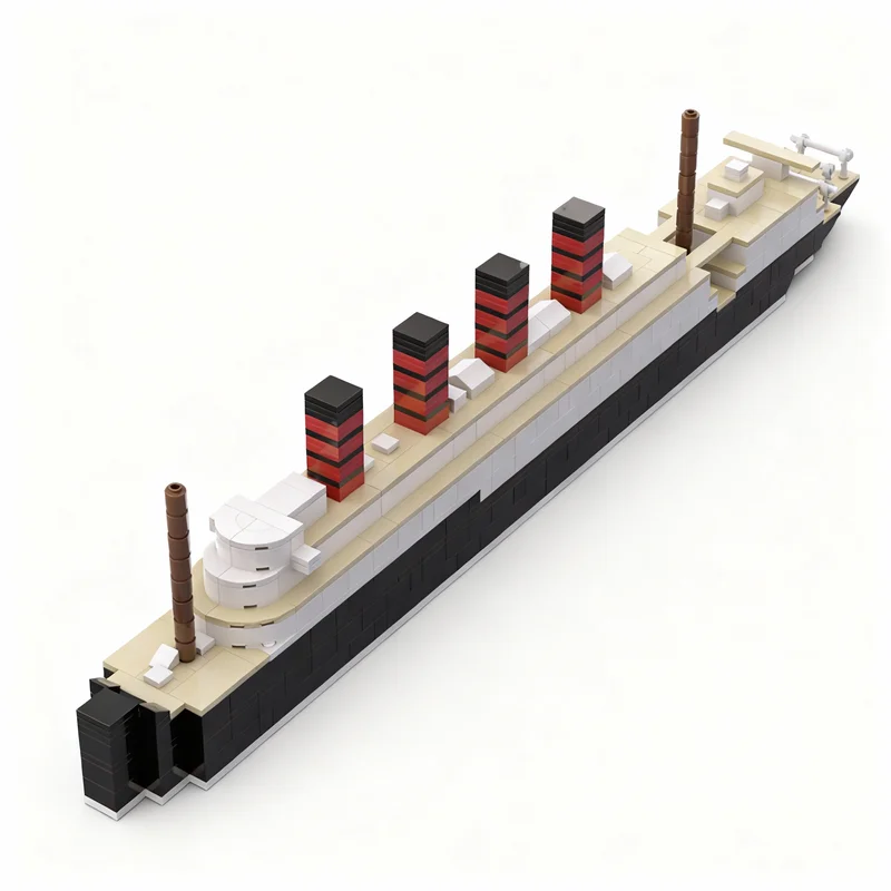 614pcs MOC RMS Mauretania Creator Model Building Blocks Construction Toy Christmas Gifts DIY Creative Idea Education Assemble
614pcs MOC RMS Mauretania Creator Model Building Blocks Construction Toy Christmas Gifts DIY Creative Idea Education Assemble