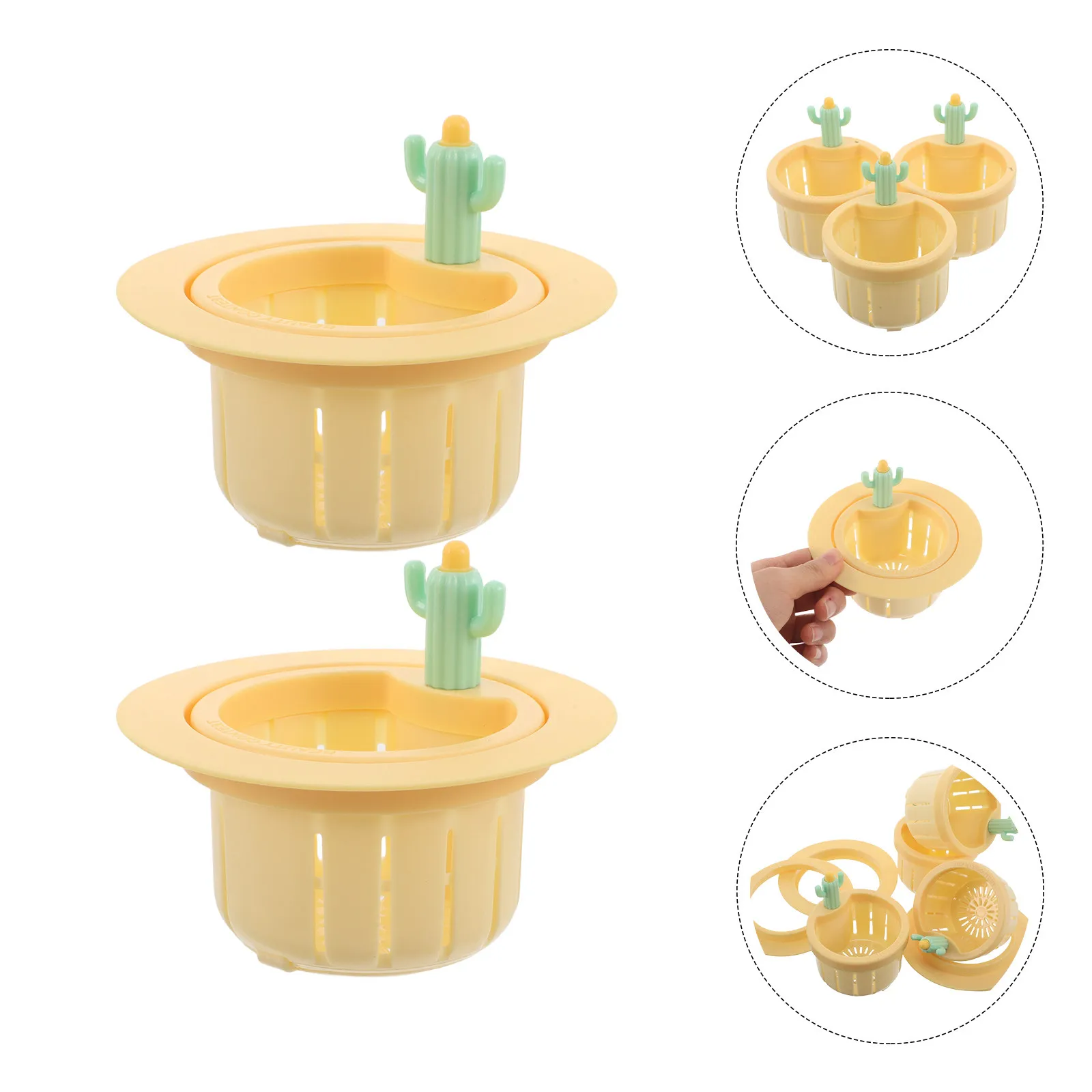 5Pcs Cactus Shape Kitchen Sink Strainer Drain Protector Food Catcher Basket Filter Net for Home Kitchen Debris Waste Collection
5Pcs Cactus Shape Kitchen Sink Strainer Drain Protector Food Catcher Basket Filter Net for Home Kitchen Debris Waste Collection