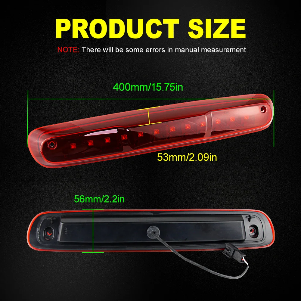 1PC Car LED High Mount Rear Tail Brake Light For GMC Sierra 1500 2500 3500 2007 2008 2009 2010 2011 2012 2013 2014
1PC Car LED High Mount Rear Tail Brake Light For GMC Sierra 1500 2500 3500 2007 2008 2009 2010 2011 2012 2013 2014