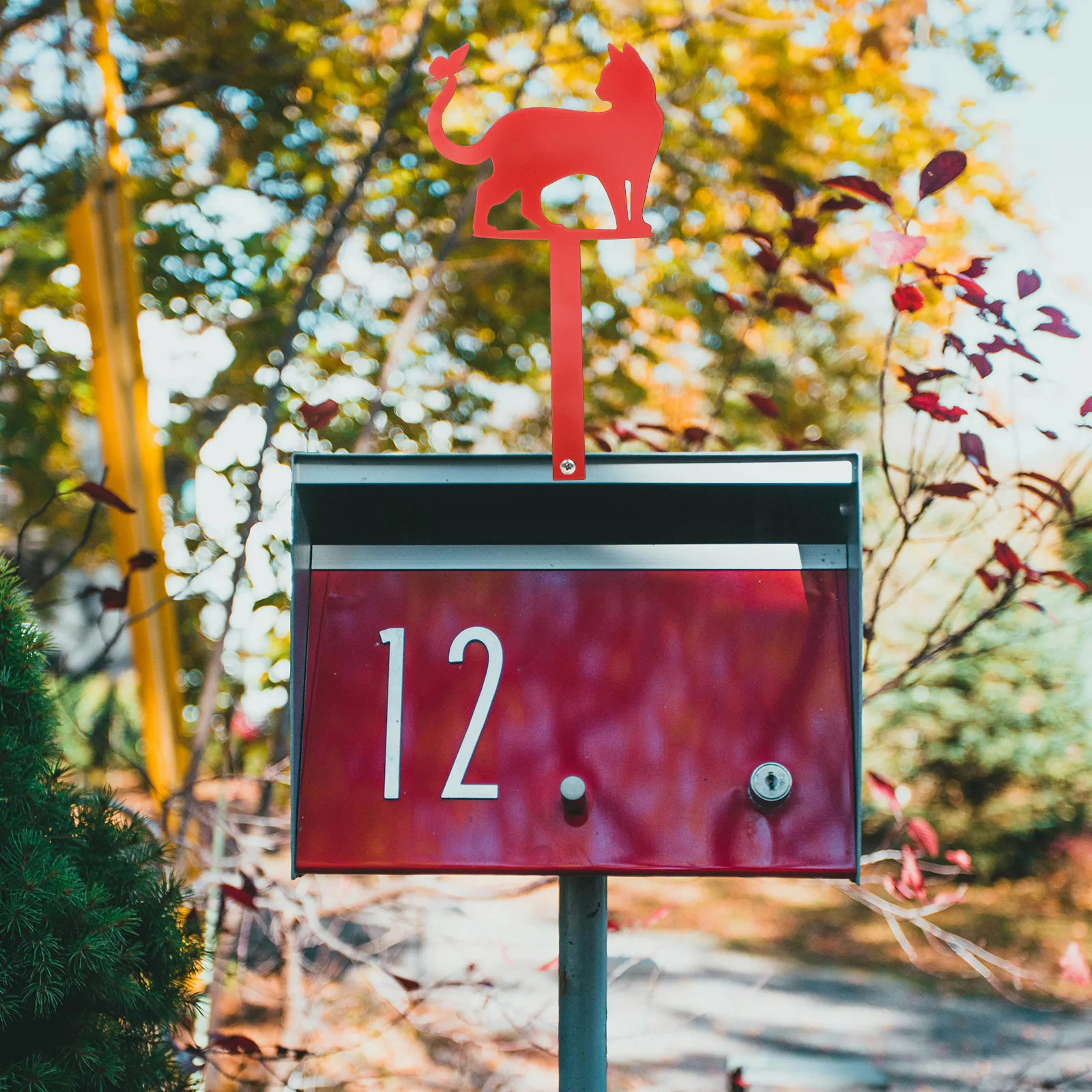 Iron Mailbox Decoration Red Cat Shaped Wrought Iron Stake Flag for Garden Outdoor Mailbox Ornaments Metal Decor
Iron Mailbox Decoration Red Cat Shaped Wrought Iron Stake Flag for Garden Outdoor Mailbox Ornaments Metal Decor