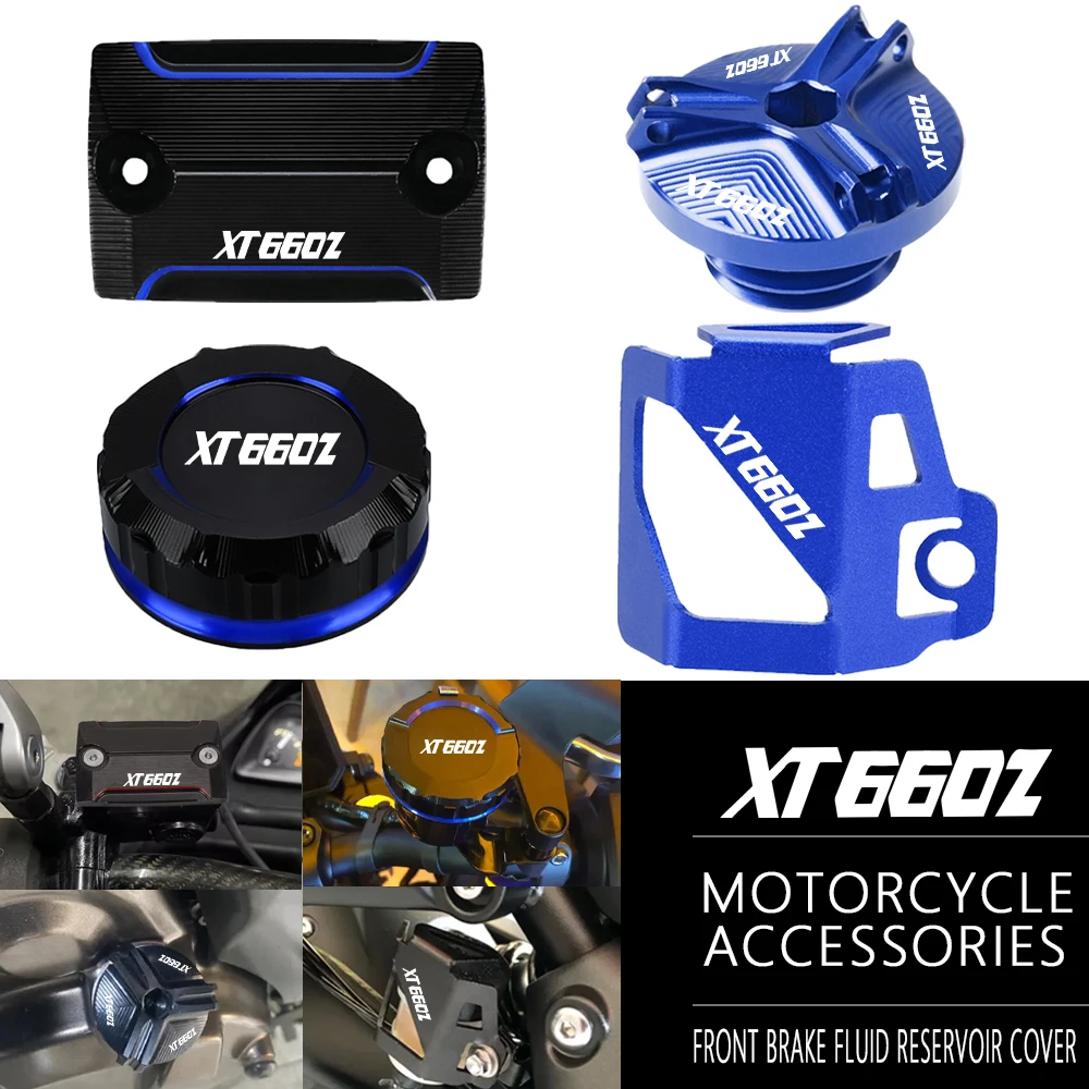 For YAMAHA XT660Z XT 660Z Motorcycle Accessories Front Rear Brake Fluid Reservoir Cap Cylinder Cover Guard oil filler cap CNC
For YAMAHA XT660Z XT 660Z Motorcycle Accessories Front Rear Brake Fluid Reservoir Cap Cylinder Cover Guard oil filler cap CNC