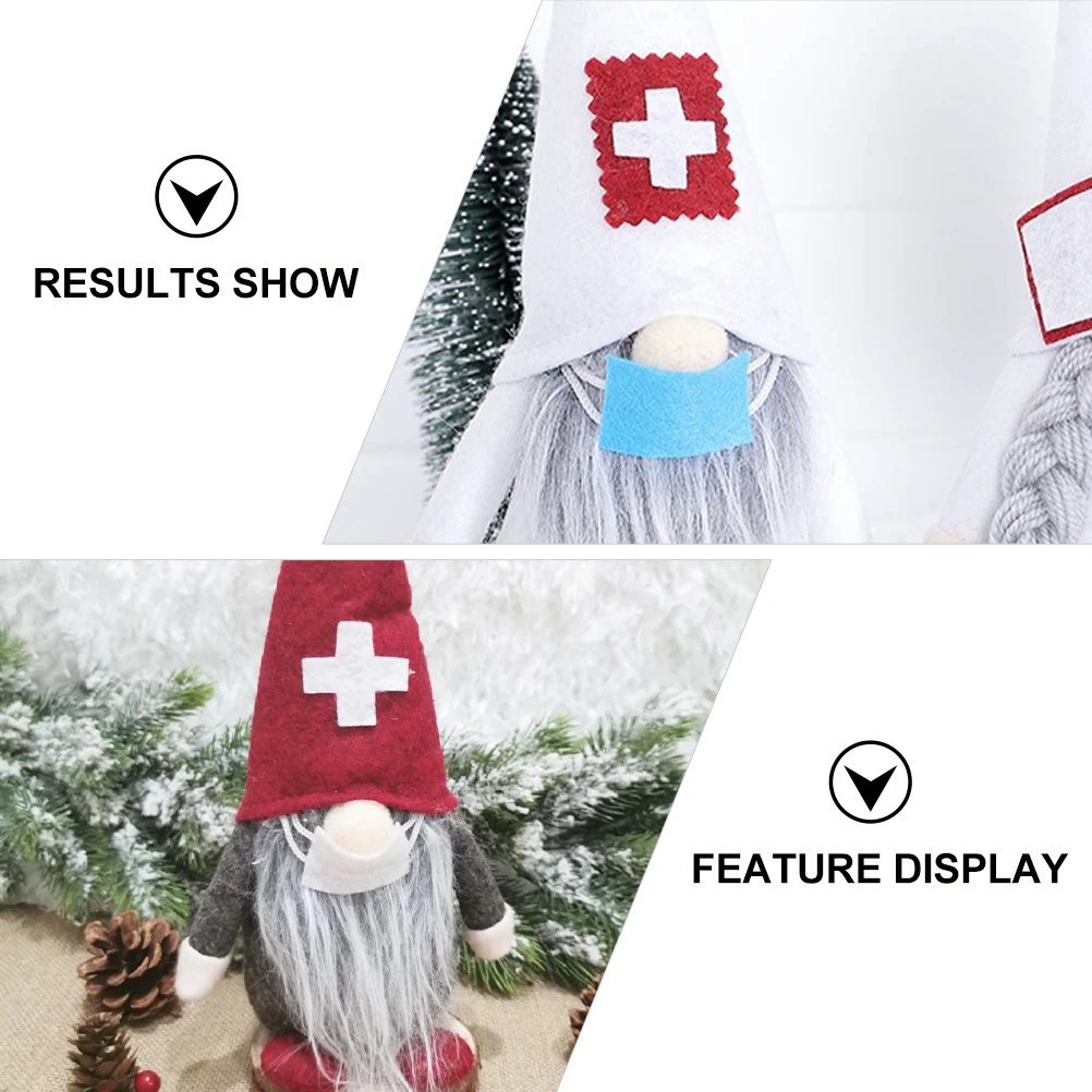 2pcs Doctor Nurse Gnome Home Office Party Party Adornment Ornaments Festive Atmosphere Mini Adornment Models
2pcs Doctor Nurse Gnome Home Office Party Party Adornment Ornaments Festive Atmosphere Mini Adornment Models