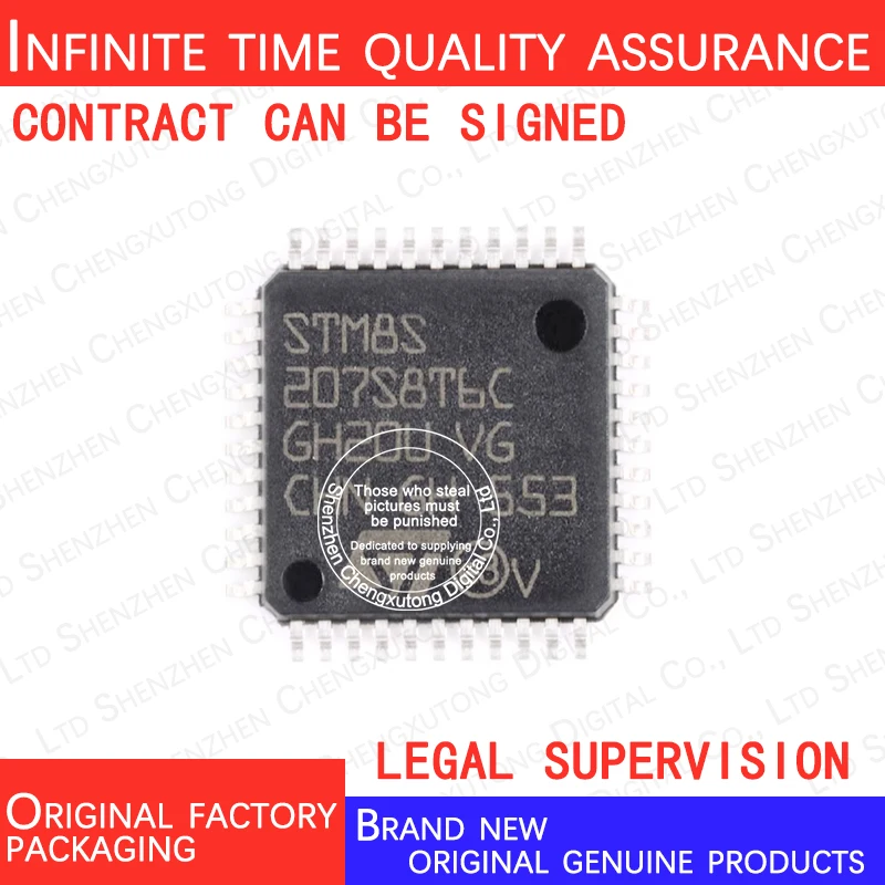 5pcs/lot STM8S207S8T6C STM8S207S8 LQFP 100% genuine stock in brand new original packaging
5pcs/lot STM8S207S8T6C STM8S207S8 LQFP 100% genuine stock in brand new original packaging