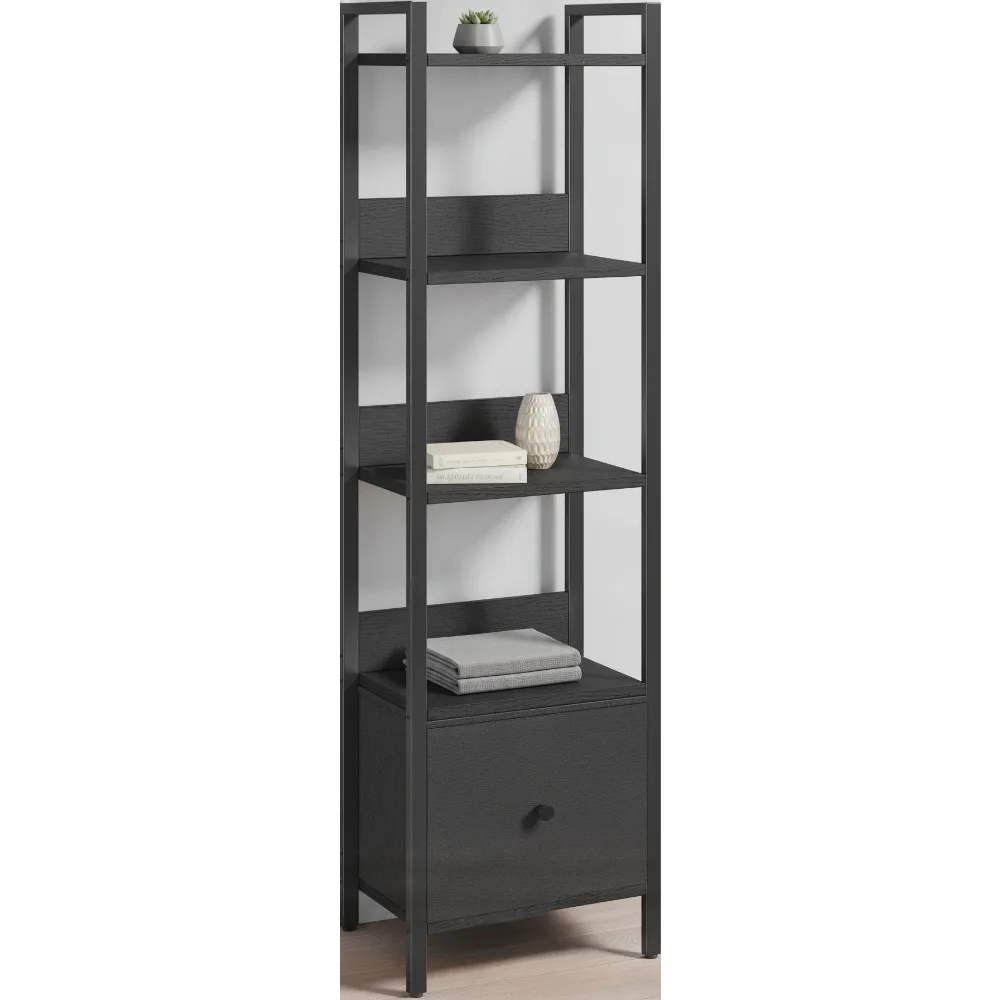 5-уровневый книжный шкаф с выдвижным ящиком, небольшая полка для хранения, органайзер для гостиной, спальни, кабинета, кухни
5-уровневый книжный шкаф с выдвижным ящиком, небольшая полка для хранения, органайзер для гостиной, спальни, кабинета, кухни