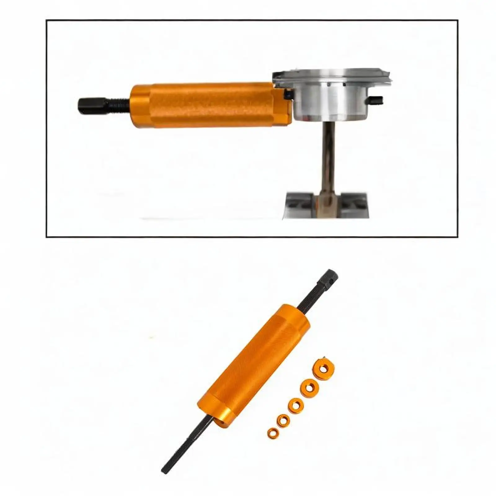 Engine Piston Pin Puller Removal Tool for Motorcycle with Full Skirt Compatibility and M11 to M22 Adapters for Chain Riveter
Engine Piston Pin Puller Removal Tool for Motorcycle with Full Skirt Compatibility and M11 to M22 Adapters for Chain Riveter