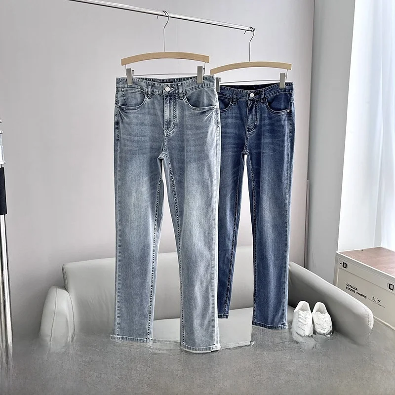 Men's Casual Cotton Denim Jeans Breathable High Elasticity Spring Summer Fashionable All-Match Straight Leg Standard Fit
Men's Casual Cotton Denim Jeans Breathable High Elasticity Spring Summer Fashionable All-Match Straight Leg Standard Fit