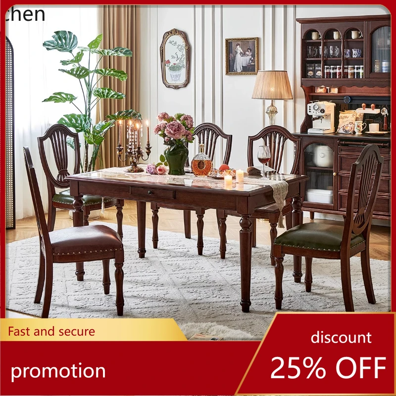 HT solid wood rock slab dining table anti-scratch desktop household rectangular table
HT solid wood rock slab dining table anti-scratch desktop household rectangular table