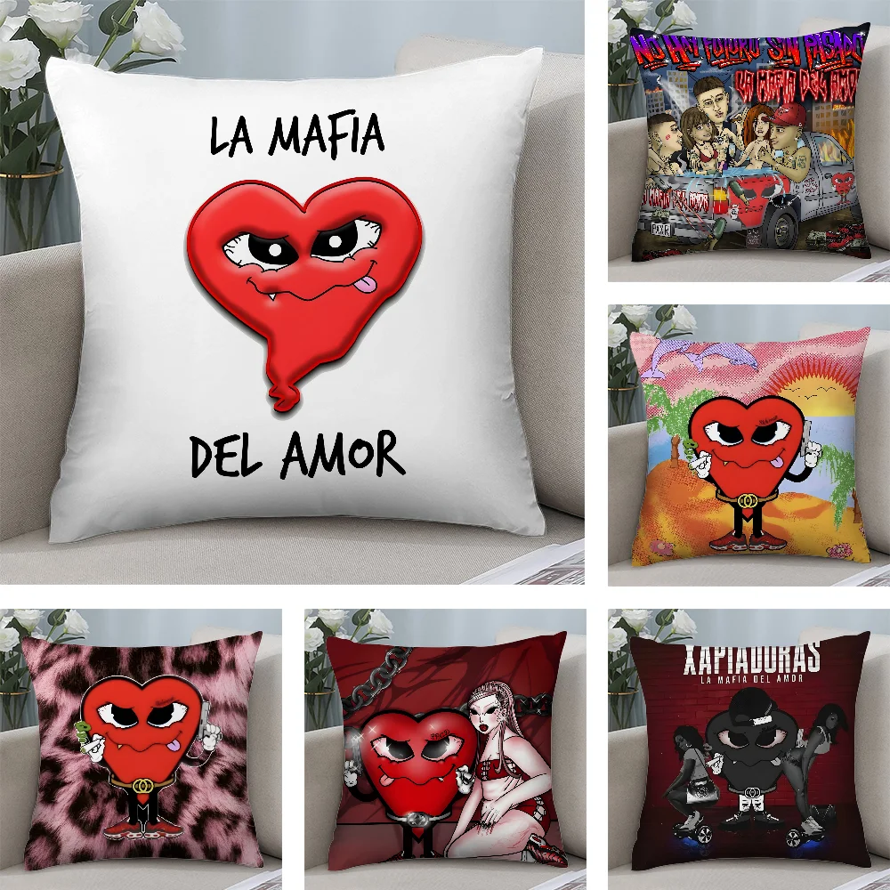 Cool La M-Mafia del Amor Pillow Case Plush Fabric Soft Double Sided Print Sofa Cushion Cover Throw Pillow Covers
Cool La M-Mafia del Amor Pillow Case Plush Fabric Soft Double Sided Print Sofa Cushion Cover Throw Pillow Covers
