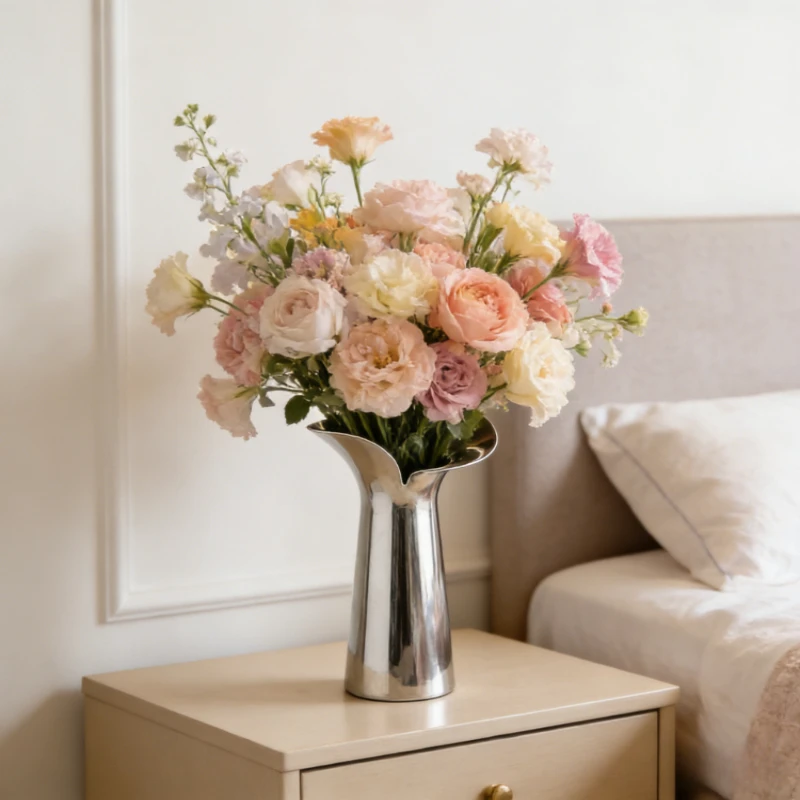 Nordic Stainless Steel Vase Living Room Dining Table Entrance Wabi Sabi Style Decor Ornament Flower Arrangement Tabletop Vases
Nordic Stainless Steel Vase Living Room Dining Table Entrance Wabi Sabi Style Decor Ornament Flower Arrangement Tabletop Vases