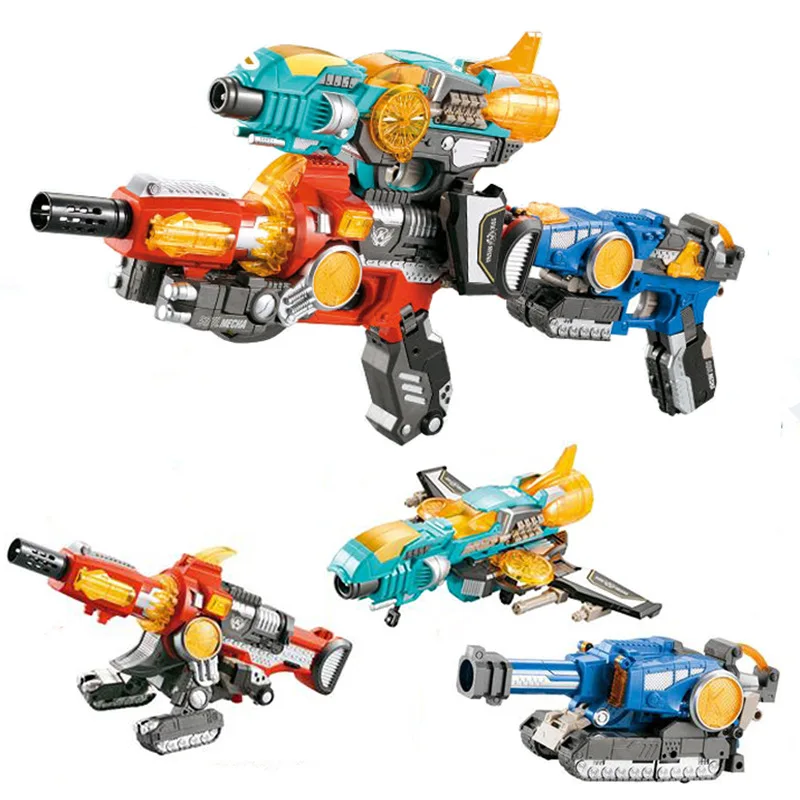 New children's toy deformation robot soft bullet gun three in one soft bullet suction cup gun alloy deformation toy ornament
New children's toy deformation robot soft bullet gun three in one soft bullet suction cup gun alloy deformation toy ornament