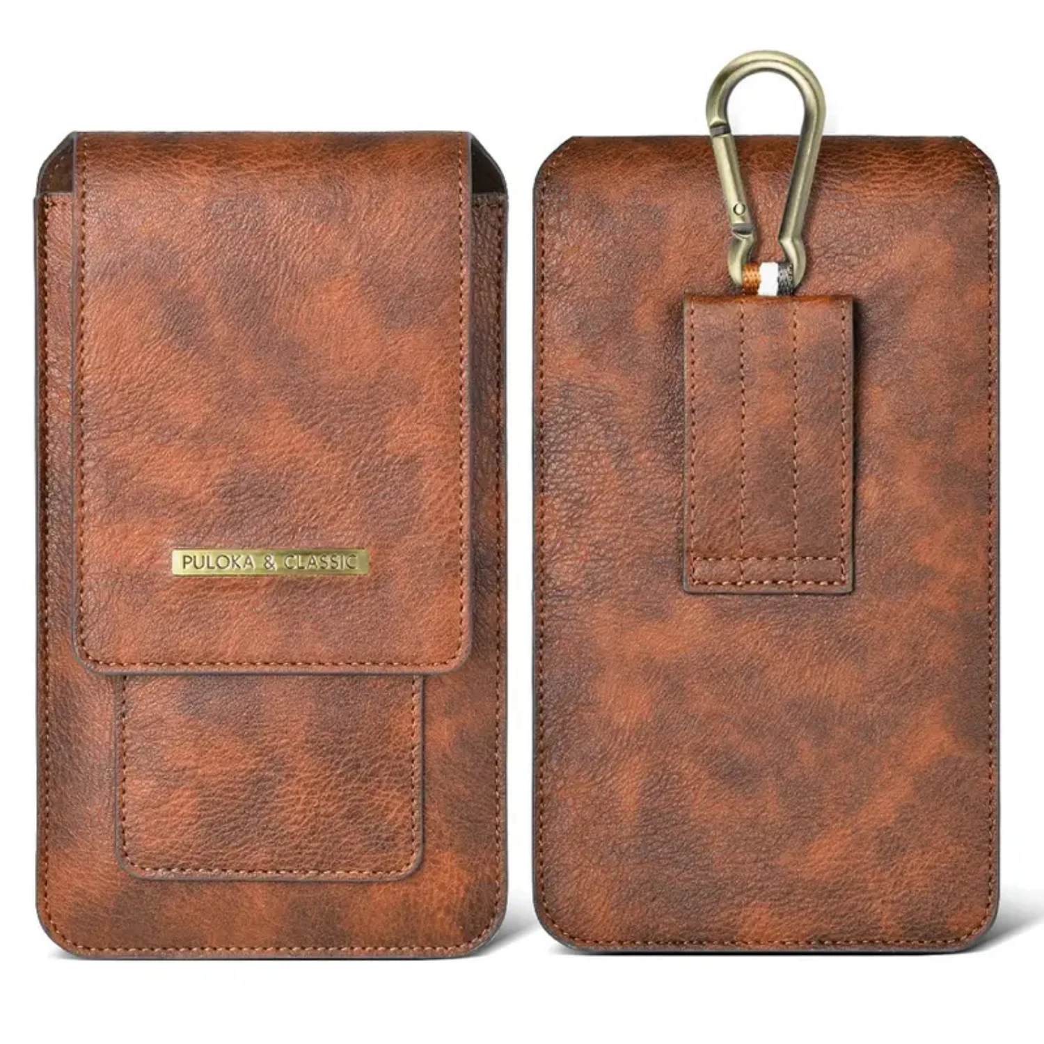 7.2 Inch General Leather Double Layer Phone Waist Baguette Bag With Hiking Buckle
7.2 Inch General Leather Double Layer Phone Waist Baguette Bag With Hiking Buckle