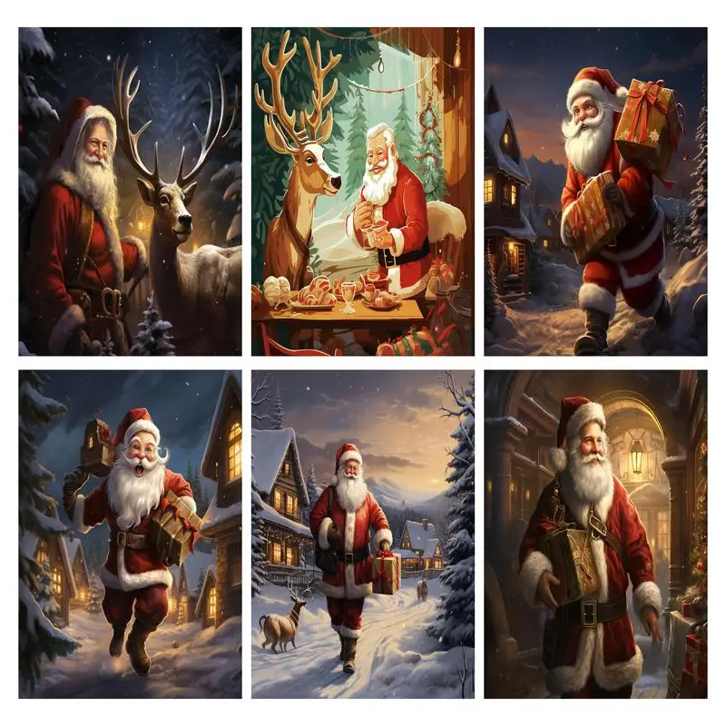 GATYZTORY Paint By Number Santa Claus Drawing On Canvas HandPainted Art Gift DIY Pictures By Number Kits Home Decor
GATYZTORY Paint By Number Santa Claus Drawing On Canvas HandPainted Art Gift DIY Pictures By Number Kits Home Decor