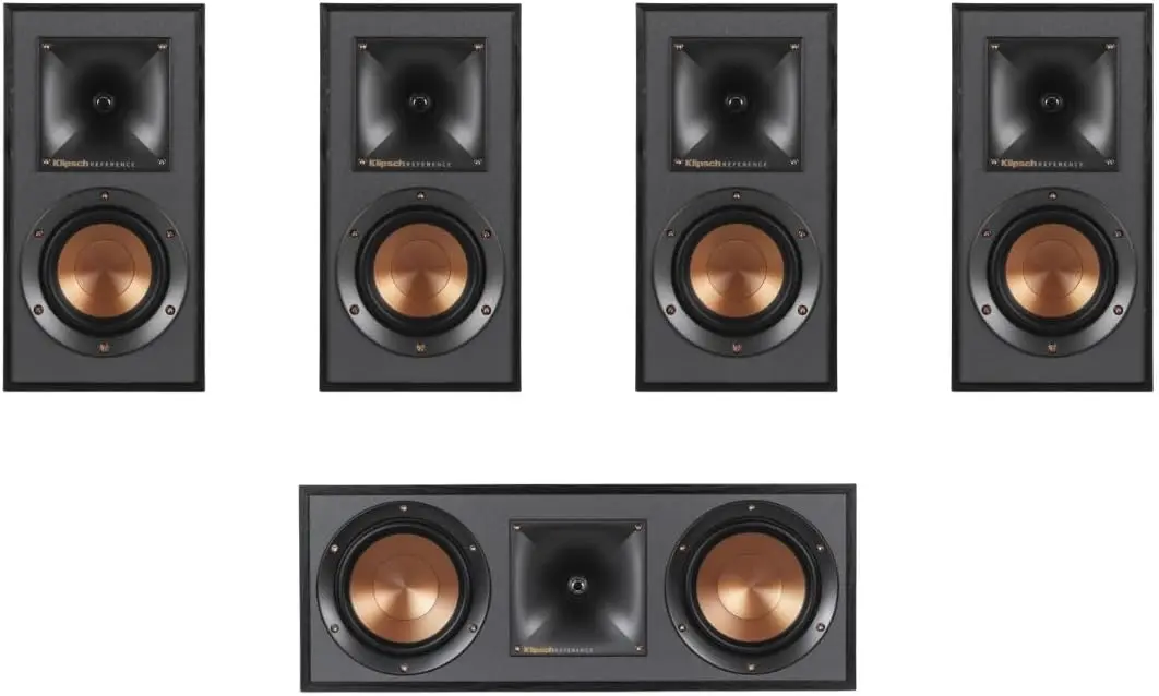 Home Theater Speaker Bundle: 2 Pairs R-41M Bookshelf Speakers + R-52C Center Channel Speaker (Black)
Home Theater Speaker Bundle: 2 Pairs R-41M Bookshelf Speakers + R-52C Center Channel Speaker (Black)