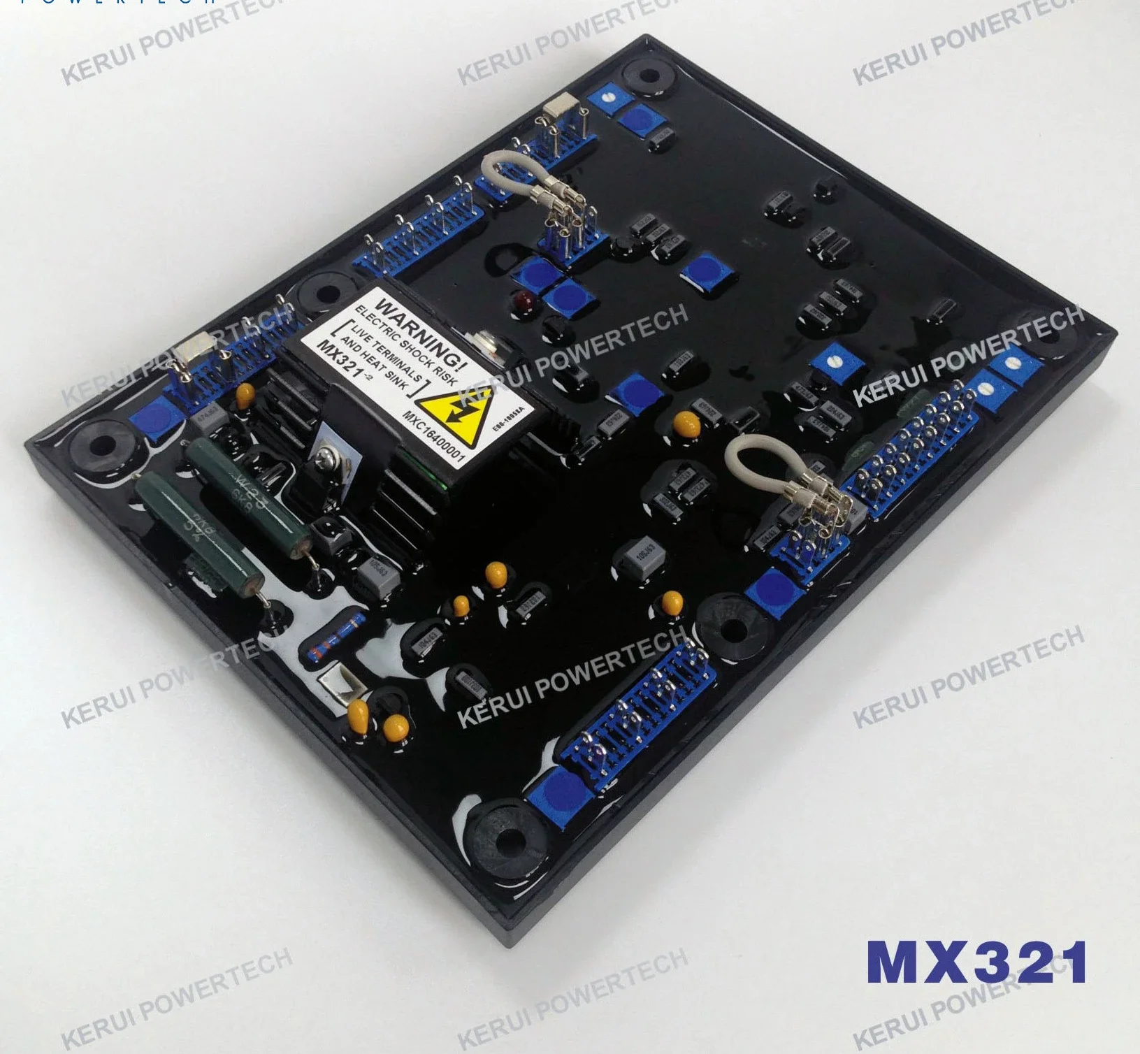 Автоматический регулятор напряжения AVR MX321, регулирующая пластина давления
Автоматический регулятор напряжения AVR MX321, регулирующая пластина давления