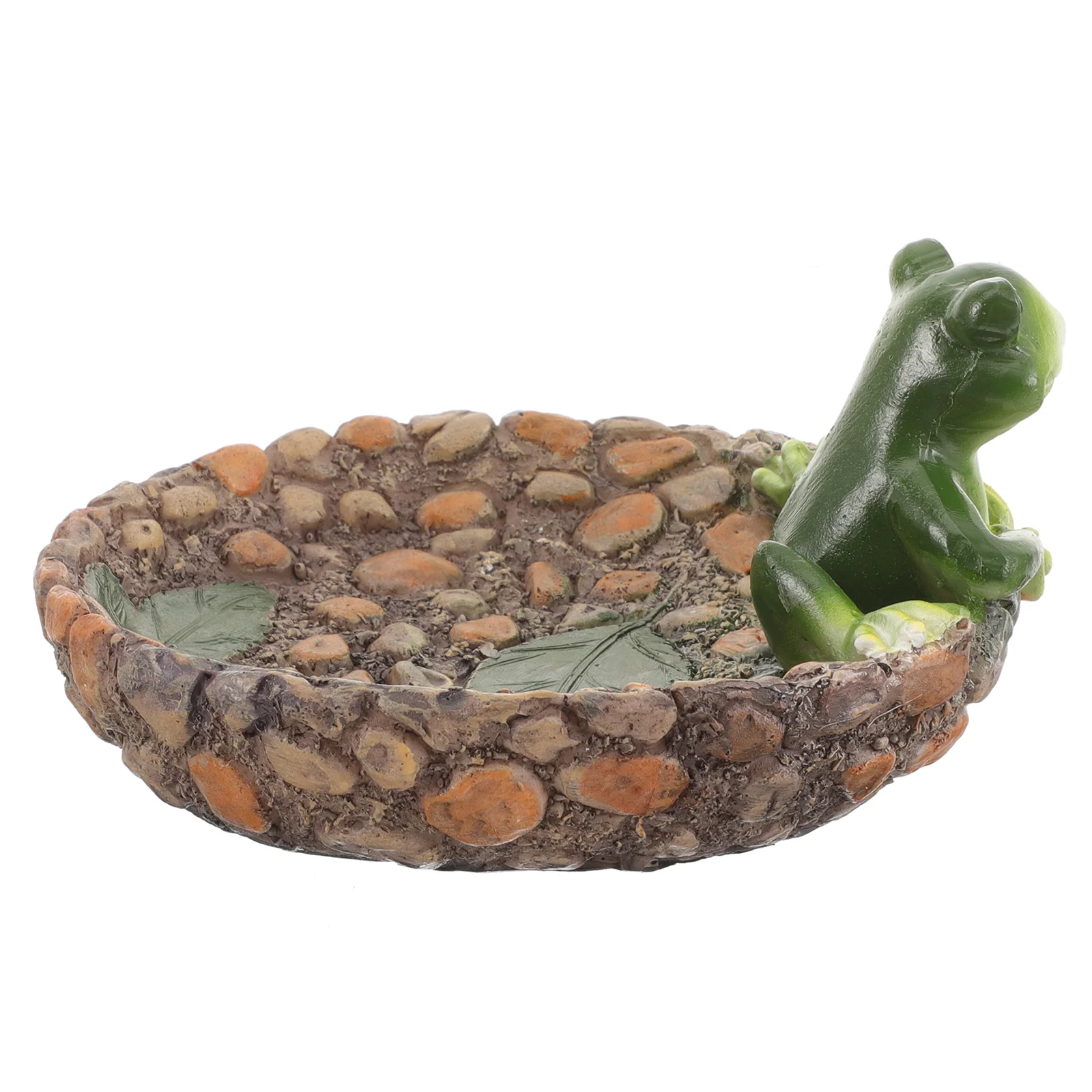 Frog Soap Dish Photo Ornaments Home Furnishing Themed Bird Feeder Resin Cute Sculpture Tray Decor
Frog Soap Dish Photo Ornaments Home Furnishing Themed Bird Feeder Resin Cute Sculpture Tray Decor