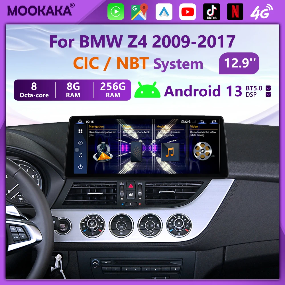 12.9 Ultra Dual BT Carplay Android 13 Car GPS Navigation For BMW Z4 E89 2009-2017 Head Unit Multimedia Player Auto Car Radio 4G
12.9 Ultra Dual BT Carplay Android 13 Car GPS Navigation For BMW Z4 E89 2009-2017 Head Unit Multimedia Player Auto Car Radio 4G