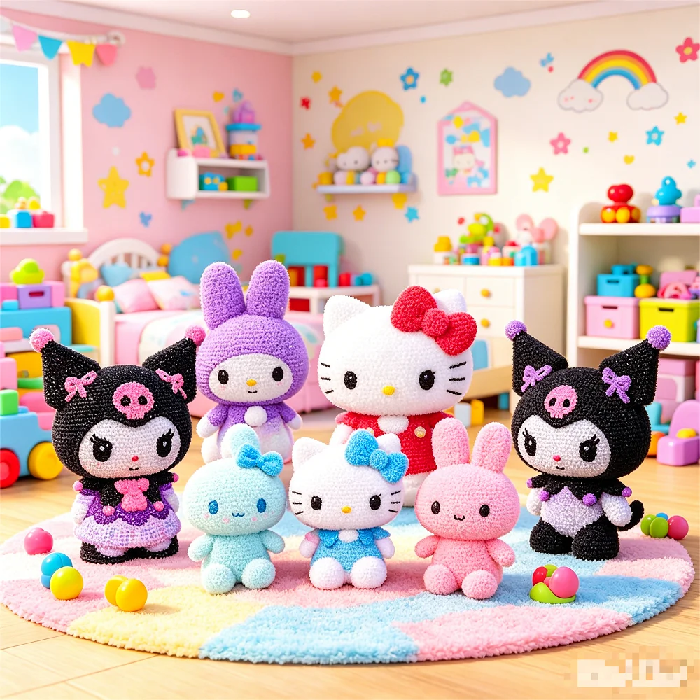 Popular handmade Sanrio My Melody diamond-studded piggy bank cute figurine home decoration
Popular handmade Sanrio My Melody diamond-studded piggy bank cute figurine home decoration