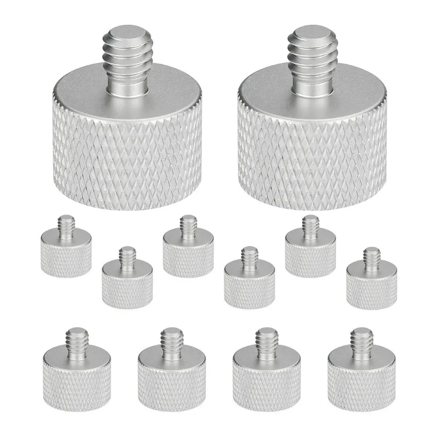 5 Core Mic Stand Adapter 12 Pieces 3 8 Male to 5 8 Female Screw Thread Conversion Connector for Microphone Stands Boom Arms Cam
5 Core Mic Stand Adapter 12 Pieces 3 8 Male to 5 8 Female Screw Thread Conversion Connector for Microphone Stands Boom Arms Cam