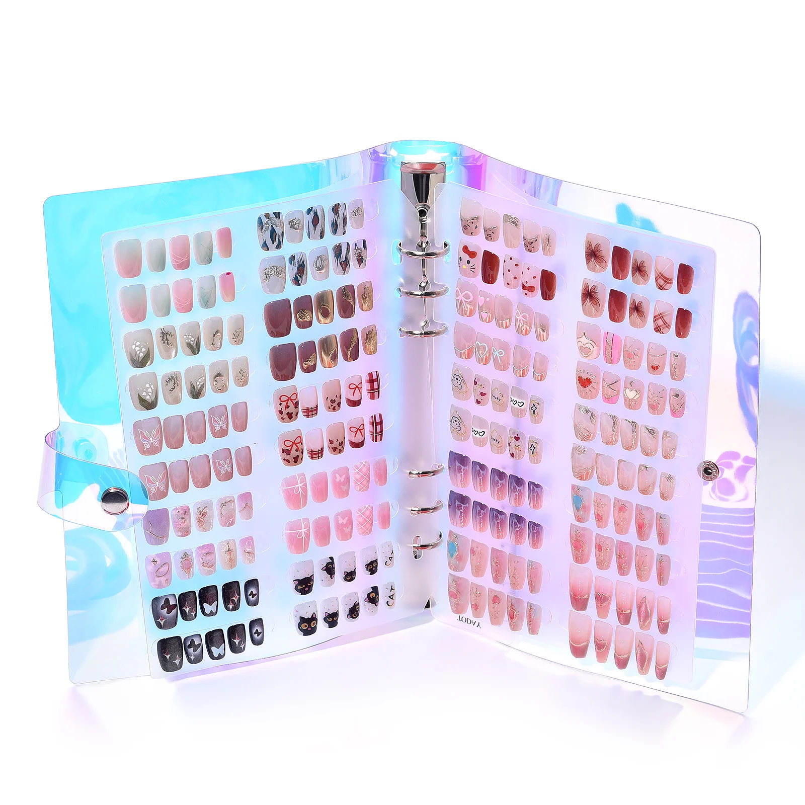 Nail Art Piece Storage Book Large Capacity Acrylic Card Clip Display Board DIY Simple Press-on Nails Album Nail Organizer
Nail Art Piece Storage Book Large Capacity Acrylic Card Clip Display Board DIY Simple Press-on Nails Album Nail Organizer