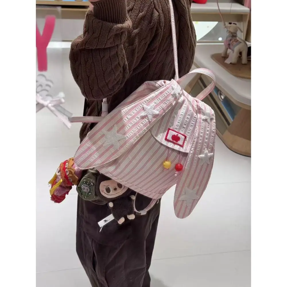Fashion Rabbit Ear Backpack Large Capacity Cute Shoulder Bags Versatile Light-weight Schoolbag for Students
Fashion Rabbit Ear Backpack Large Capacity Cute Shoulder Bags Versatile Light-weight Schoolbag for Students