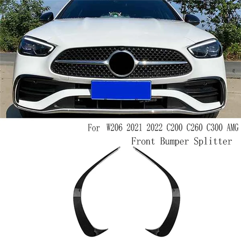 Аэродинамический передний бампер, боковое вентиляционное отверстие, ветровой нож, разветвитель, пара для Mercedes-Benz C-Class W206 2021-2022 C200 C260 C300 AMG
Аэродинамический передний бампер, боковое вентиляционное отверстие, ветровой нож, разветвитель, пара для Mercedes-Benz C-Class W206 2021-2022 C200 C260 C300 AMG