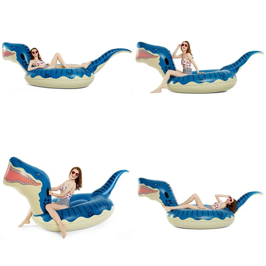 Inflatable Dinosaur Swimming Pool Float for Boys Girls Adults 124'' Giant Tyrannosaurus Rex Floatie Summer Beach Ride on Party
Inflatable Dinosaur Swimming Pool Float for Boys Girls Adults 124'' Giant Tyrannosaurus Rex Floatie Summer Beach Ride on Party