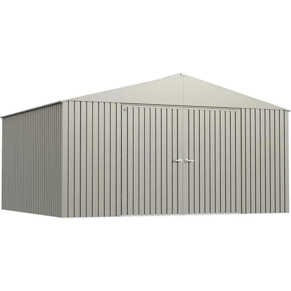 14' x 12' Tall Outdoor Steel Storage Shed with High Gable and Lockable Doors Storage Building, Anthracite Sheds & Storage
14' x 12' Tall Outdoor Steel Storage Shed with High Gable and Lockable Doors Storage Building, Anthracite Sheds & Storage