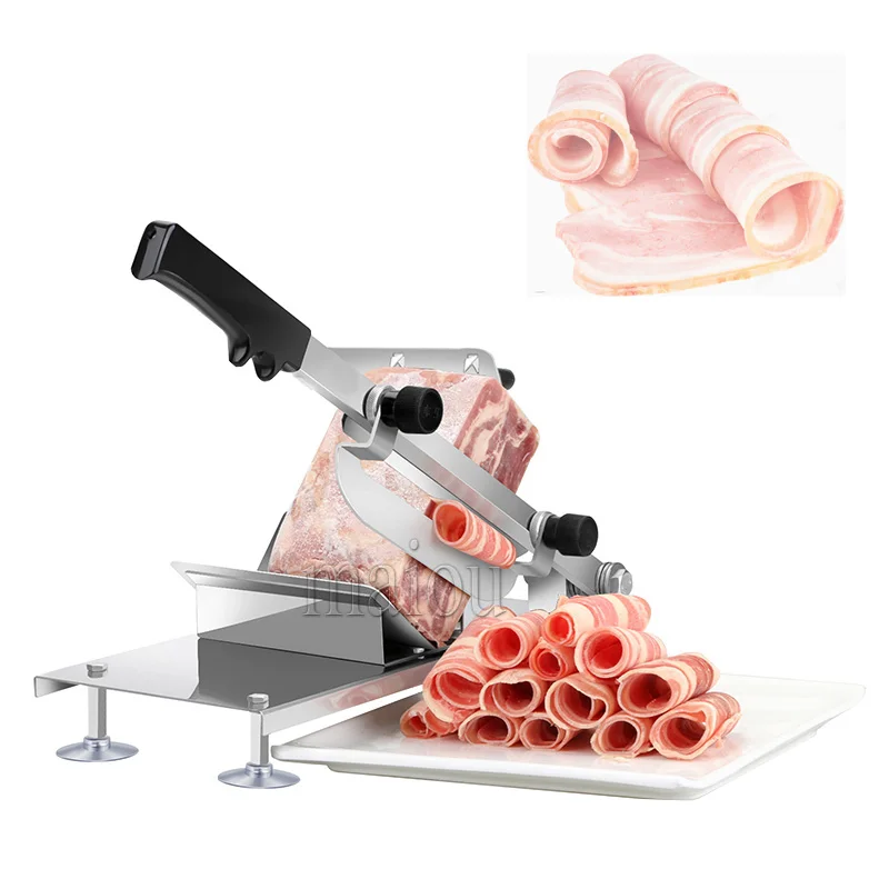 Home Kitchen Frozen Meat Slicer Manual Stainless Steel Lamb Beef Cutter Slicing Machine Automatic Meat Delivery Nonslip Handle
Home Kitchen Frozen Meat Slicer Manual Stainless Steel Lamb Beef Cutter Slicing Machine Automatic Meat Delivery Nonslip Handle