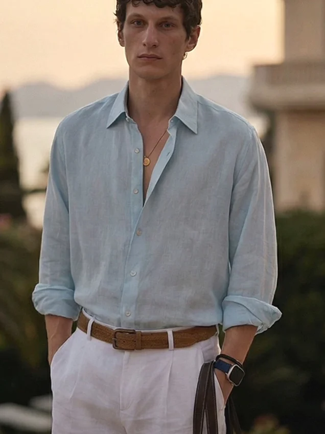 Men's Cotton Linen Wrinkle Feel Long Sleeve Shirt American Retro Slim Fit Casual Workwear Breathable Comfortable Open Cardigan
Men's Cotton Linen Wrinkle Feel Long Sleeve Shirt American Retro Slim Fit Casual Workwear Breathable Comfortable Open Cardigan