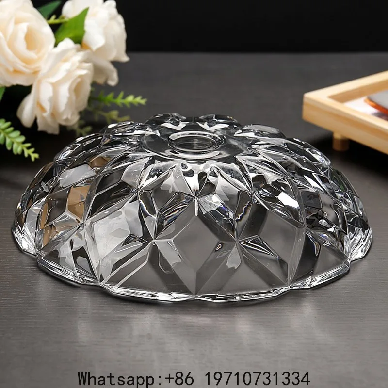 Creative Thickened Crystal Glass Fruit Plate Light Luxury Transparent Fruit Basin
Creative Thickened Crystal Glass Fruit Plate Light Luxury Transparent Fruit Basin