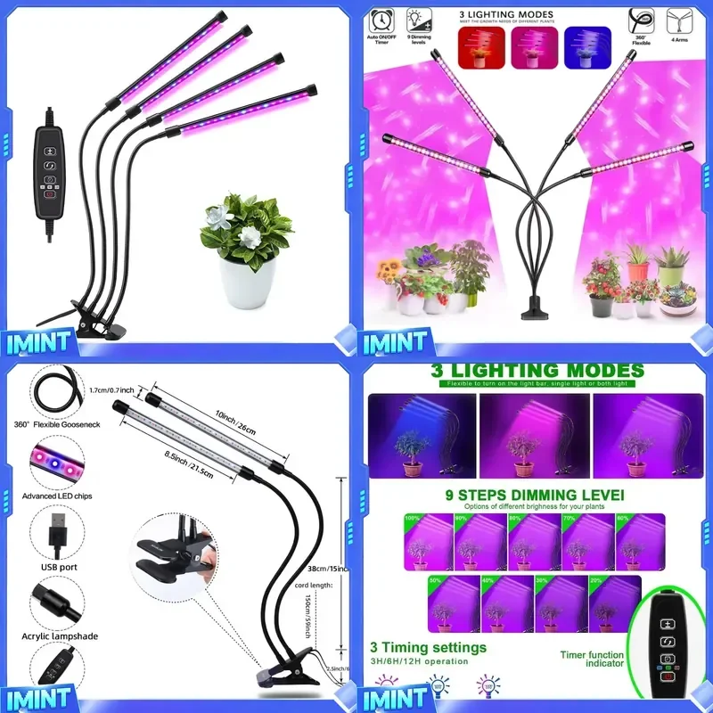 10W 20W 30W 40W LED Grow Light Full Spectrum Lamp USB 5V Grow Lights Indoor Plant Phyto Bulbs Greenhouse Tent Grow Flower
10W 20W 30W 40W LED Grow Light Full Spectrum Lamp USB 5V Grow Lights Indoor Plant Phyto Bulbs Greenhouse Tent Grow Flower