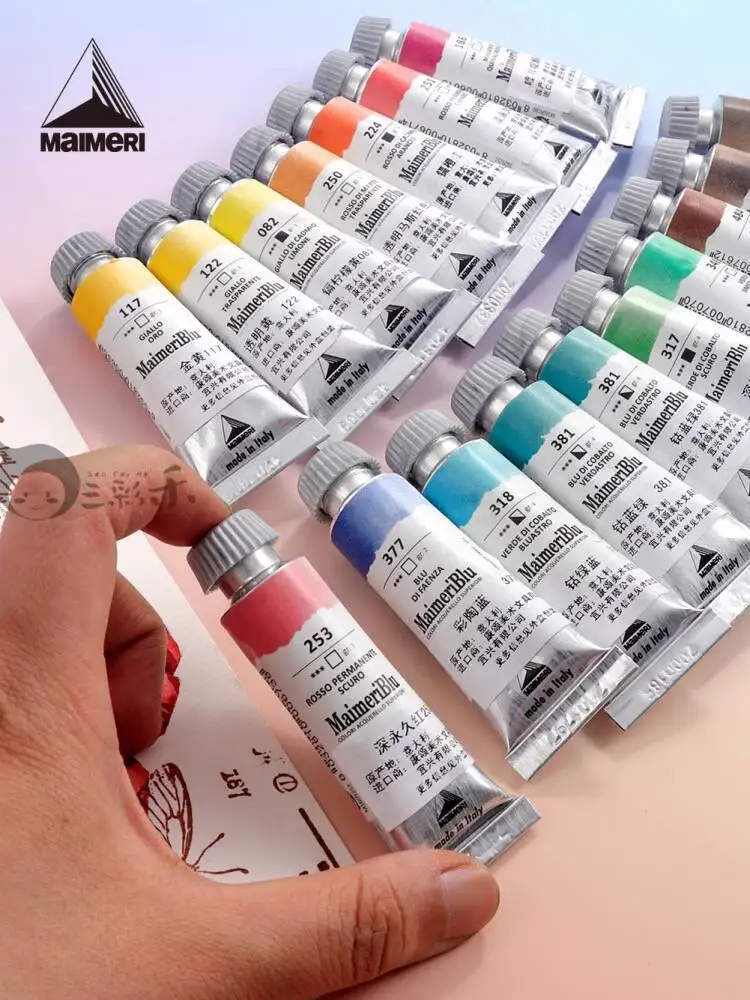 Италия MaimeriBlu Master Tube акварельная краска одноцветная дополнительная одиночная пигментная полноцветная 90 цветов акварель
Италия MaimeriBlu Master Tube акварельная краска одноцветная дополнительная одиночная пигментная полноцветная 90 цветов акварель