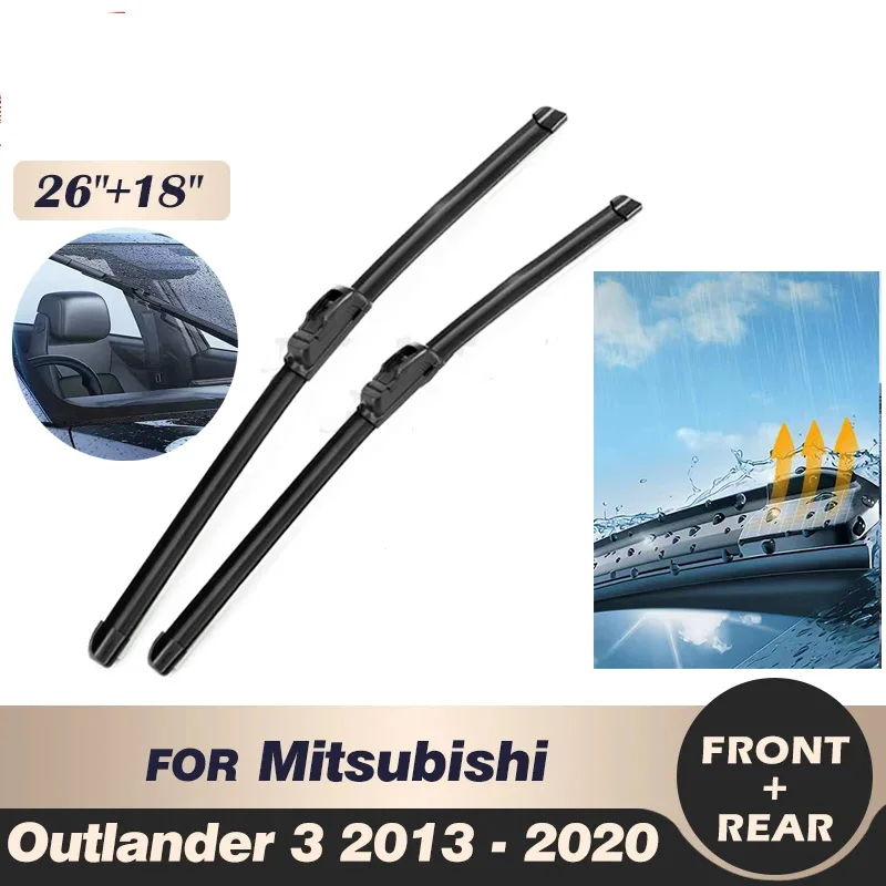 Wiper Front Wiper Blades Set For Mitsubishi Outlander MK3 2013-2020 2014 2015 2016 2017 Windshield Windscreen 26"+18
Wiper Front Wiper Blades Set For Mitsubishi Outlander MK3 2013-2020 2014 2015 2016 2017 Windshield Windscreen 26"+18