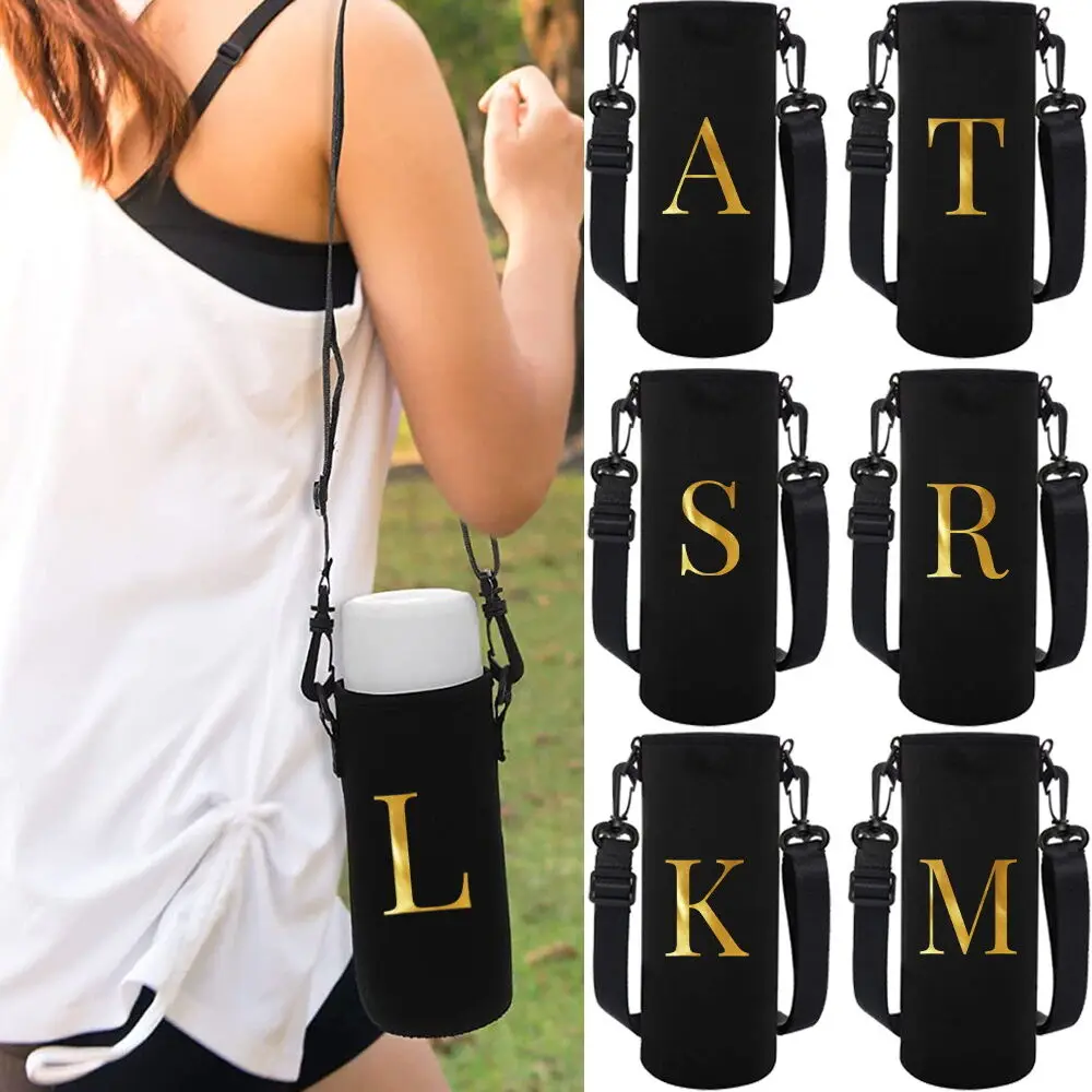 Water Bottle Sleeve with Adjustable Strap, Portable Insulated Water Cup Sleeve for Stainless Steel Bottles Letter Pattern
Water Bottle Sleeve with Adjustable Strap, Portable Insulated Water Cup Sleeve for Stainless Steel Bottles Letter Pattern