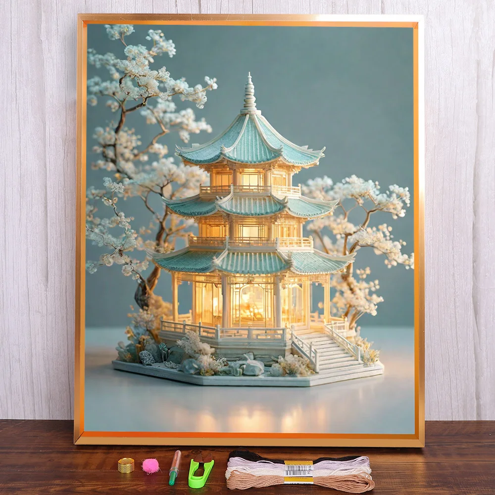 Scenery Fantasy Tower Printed Fabric Cross-Stitch Patterns Embroidery Handiwork Craft Hobby Needlework Counted Floss Home Decor
Scenery Fantasy Tower Printed Fabric Cross-Stitch Patterns Embroidery Handiwork Craft Hobby Needlework Counted Floss Home Decor