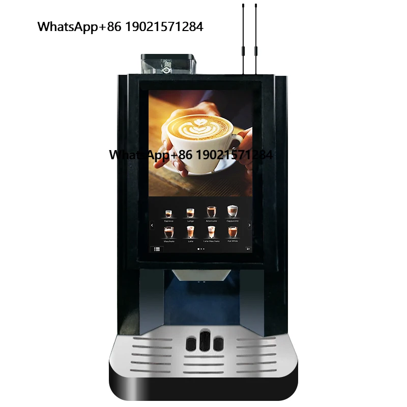 Fully Automatic Intelligent Multifunctional Electric Stainless Steel 16.5" Touch Screen Coffee Vending Machine for Business
Fully Automatic Intelligent Multifunctional Electric Stainless Steel 16.5" Touch Screen Coffee Vending Machine for Business