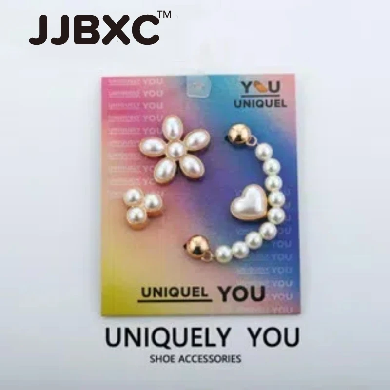 Пряжка для обуви и аксессуары (с картоном) Серия металлических жемчужных цепочек
Пряжка для обуви и аксессуары (с картоном) Серия металлических жемчужных цепочек