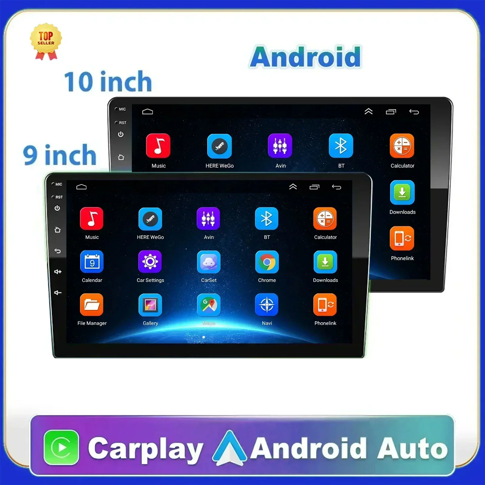 9 10 Inch 2 Din Android Car Radio Multimedia Video Player Navigation GPS Stereo Head Unit
9 10 Inch 2 Din Android Car Radio Multimedia Video Player Navigation GPS Stereo Head Unit