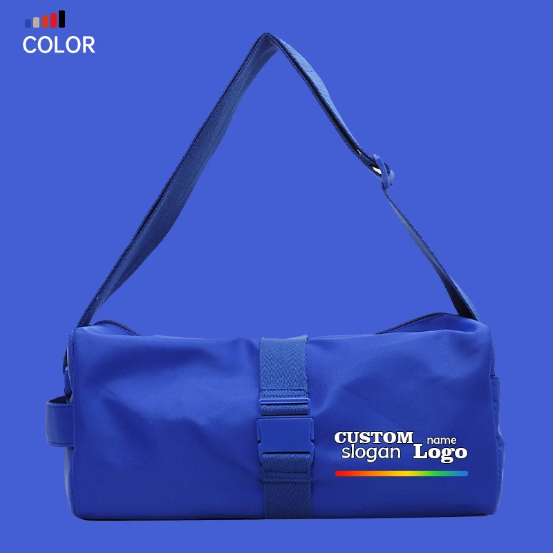 Large Capacity Waterproof Gym Bag with Custom Logo Sports Duffel in Nylon and PU Lining Polyester for Fitness Exercise
Large Capacity Waterproof Gym Bag with Custom Logo Sports Duffel in Nylon and PU Lining Polyester for Fitness Exercise