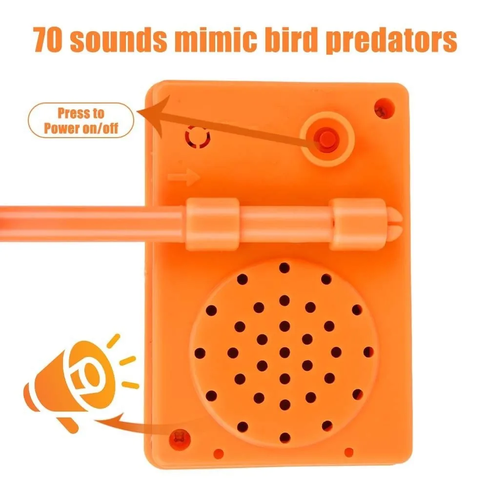 Waterproof Solar Bird Repeller 360 Degree Rotating Wind Motion Bird Deterrent Device Intelligent Voice 4-in-1 Function
Waterproof Solar Bird Repeller 360 Degree Rotating Wind Motion Bird Deterrent Device Intelligent Voice 4-in-1 Function