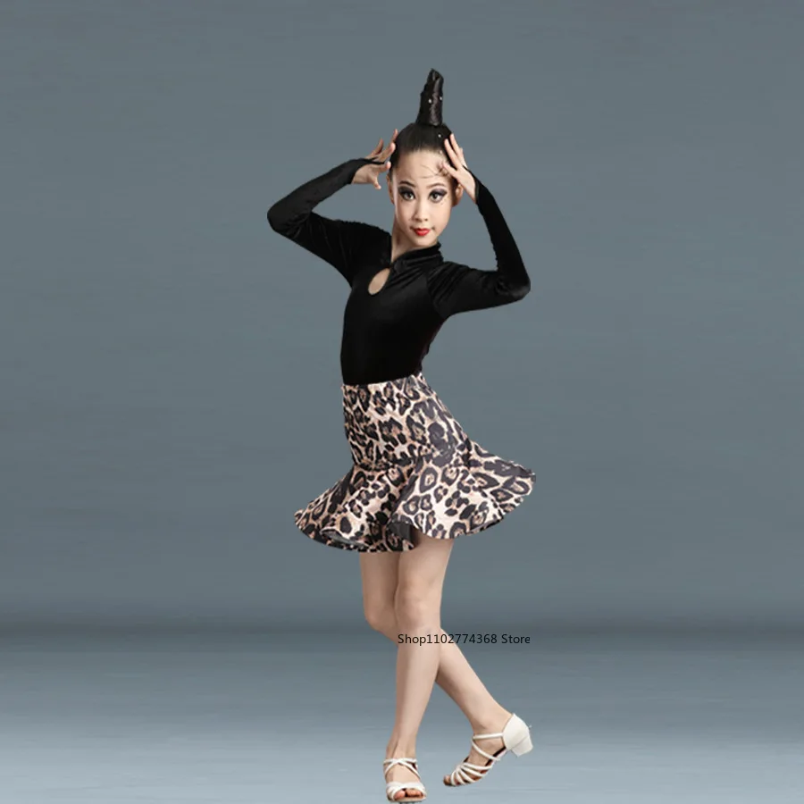 Kids Latin Dance Dress Practice Dresses Leopard Latin Performance For Women Girls Spandex Competition Examination Dance Skirt
Kids Latin Dance Dress Practice Dresses Leopard Latin Performance For Women Girls Spandex Competition Examination Dance Skirt