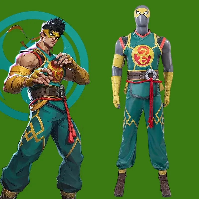 Game Iron Fist Cosplay Rivals Costume Adult Men Fantasia Top Pants Battle Uniform Suit Halloween Comic Con KungFu Streetwear 
Game Iron Fist Cosplay Rivals Costume Adult Men Fantasia Top Pants Battle Uniform Suit Halloween Comic Con KungFu Streetwear